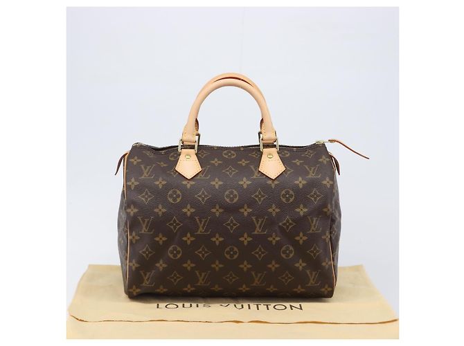 LOUIS VUITTON Monogram Speedy 30 Hand Bag M41526 LV Auth 198912A Monogramma - vista 12