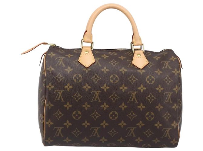 LOUIS VUITTON Monogram Speedy 30 Hand Bag M41526 LV Auth 198912A Monogramma - vista 2