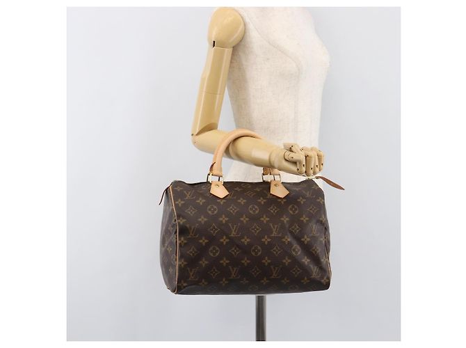 LOUIS VUITTON Monogram Speedy 30 Hand Bag M41526 LV Auth 198912A Monogramma - vista 24