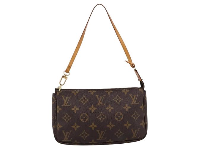 LOUIS VUITTON Monogram Pochette Accessoires Pouch M51980 LV Auth 203033A Monograma - vista 13