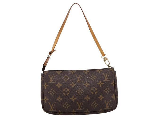 LOUIS VUITTON Monogram Pochette Accessoires Pouch M51980 LV Auth 203033A Monograma - vista 2