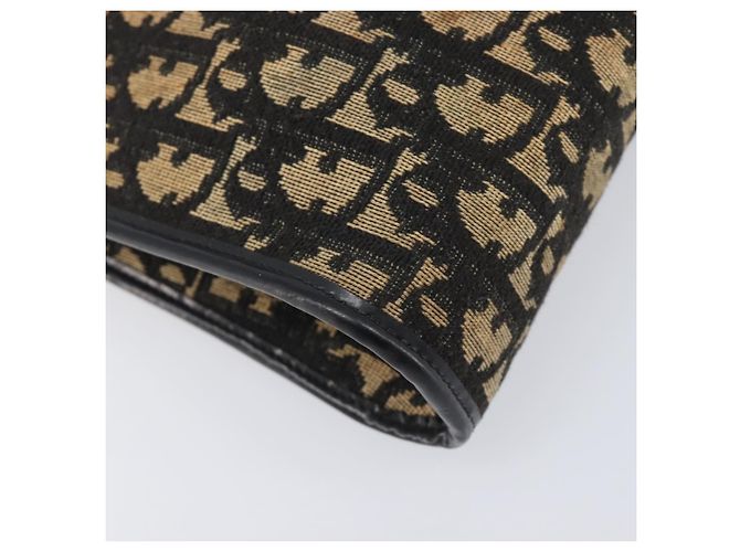 Borsa a tracolla Christian Dior Trotter Canvas Navy Gold Auth 203401 D'oro Blu navy - vista 18