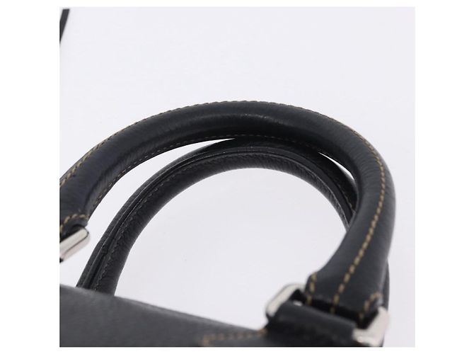 Borsa a Mano CHANEL Pelle Caviar Nero Argento CC Auth 203129V - vista 8