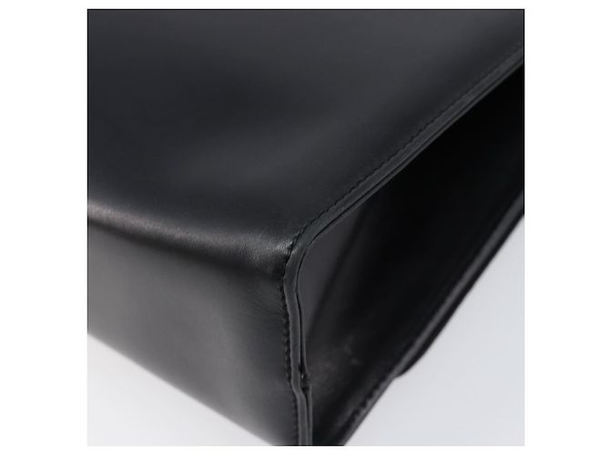 Borsa a tracolla Salvatore Ferragamo in pelle nera e oro Auth 202612 Nero - vista 15