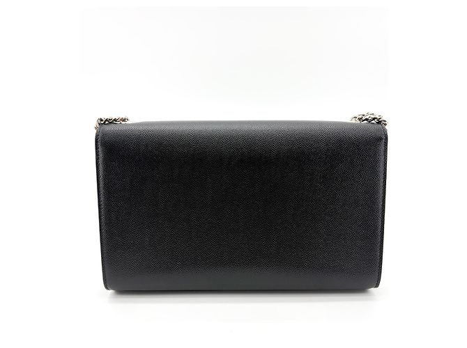 Autre Marque Saint Laurent Kate Crystal Embellished Patent Toy Nero - vista 2