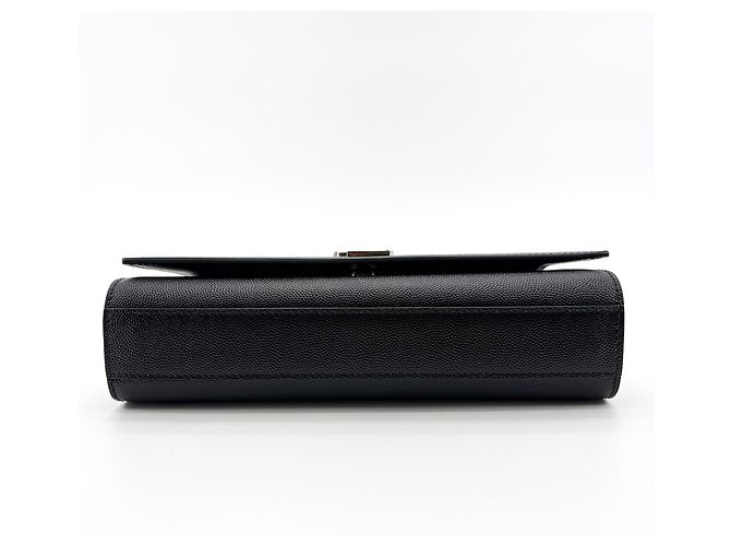 Autre Marque Saint Laurent Kate Crystal Embellished Patent Toy Nero - vista 5
