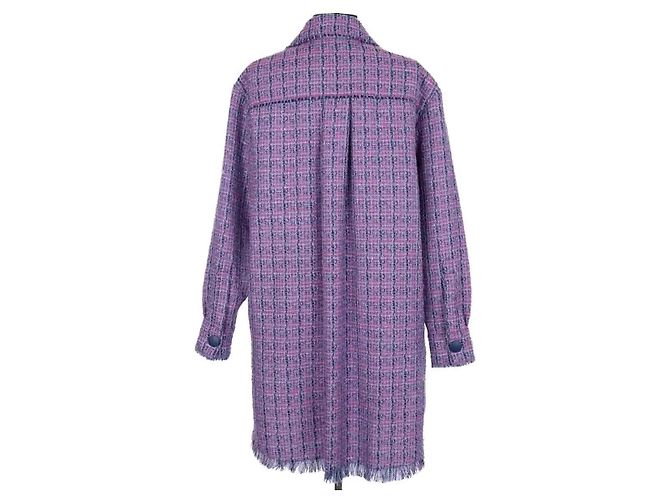 Giacca Lanvin in lana viola Porpora - vista 4