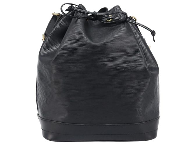 LOUIS VUITTON Borsa a tracolla Epi Noe Nera M44002 LV Auth 200376V Nero - vista 13