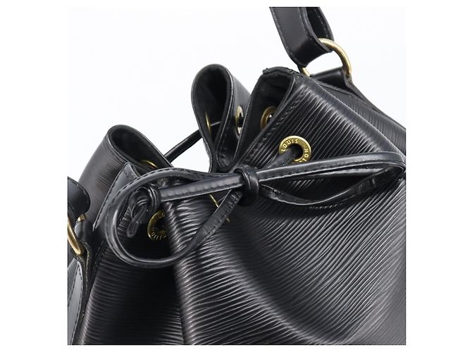 LOUIS VUITTON Borsa a tracolla Epi Noe Nera M44002 LV Auth 200376V Nero - vista 17