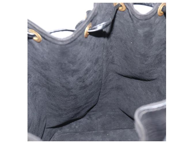 LOUIS VUITTON Borsa a tracolla Epi Noe Nera M44002 LV Auth 200376V Nero - vista 18