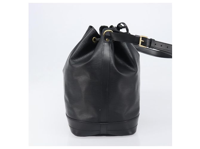 LOUIS VUITTON Borsa a tracolla Epi Noe Nera M44002 LV Auth 200376V Nero - vista 4