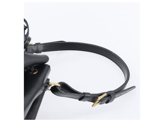 LOUIS VUITTON Borsa a tracolla Epi Noe Nera M44002 LV Auth 200376V Nero - vista 8