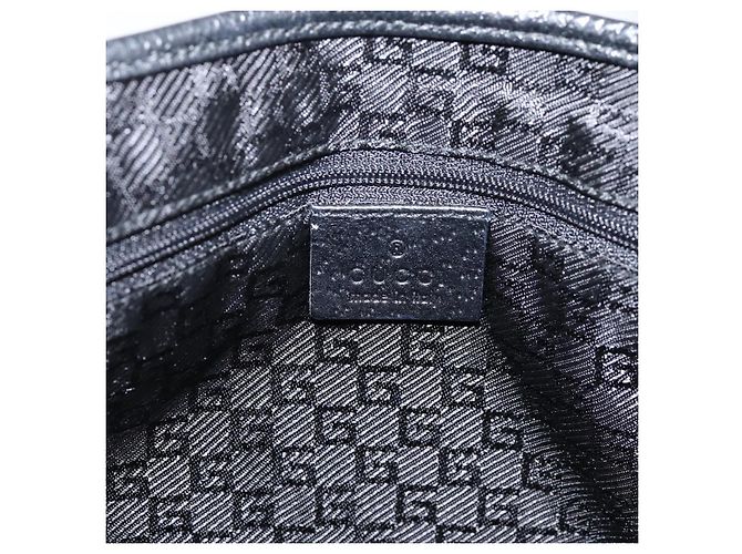 Borsa a tracolla GUCCI Bamboo Jackie Canvas Brown Gold 001 4061 Auth 203473V Marrone D'oro - vista 18