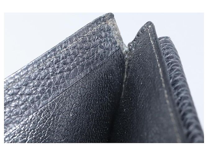 Hermès Cartera HERMES Copernicus de cuero negro Auth 200737 - vista 12