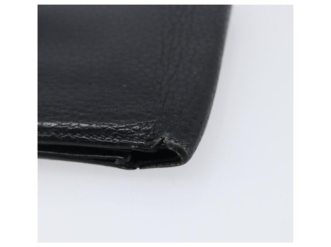 Hermès Cartera HERMES Copernicus de cuero negro Auth 200737 - vista 15