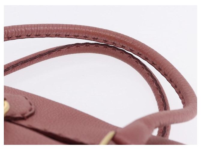 FENDI Celeria Shopper Leder Rosa Gold Auth 203204 Pink Golden - Ansicht 15