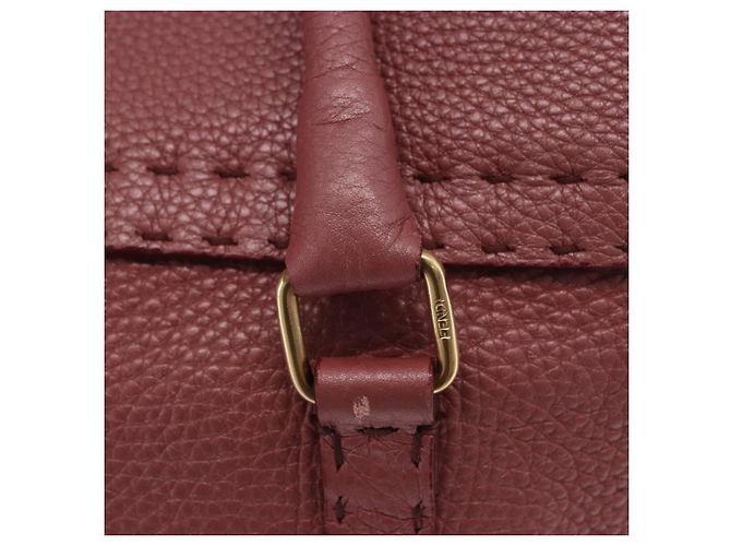 FENDI Celeria Shopper Leder Rosa Gold Auth 203204 Pink Golden - Ansicht 21