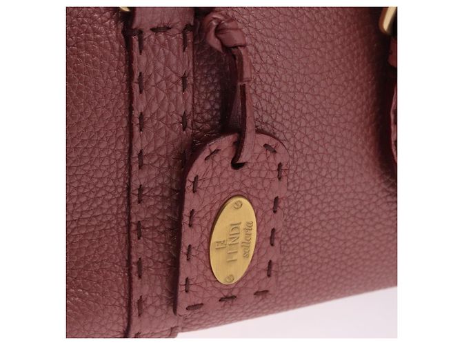 FENDI Celeria Shopper Leder Rosa Gold Auth 203204 Pink Golden - Ansicht 22