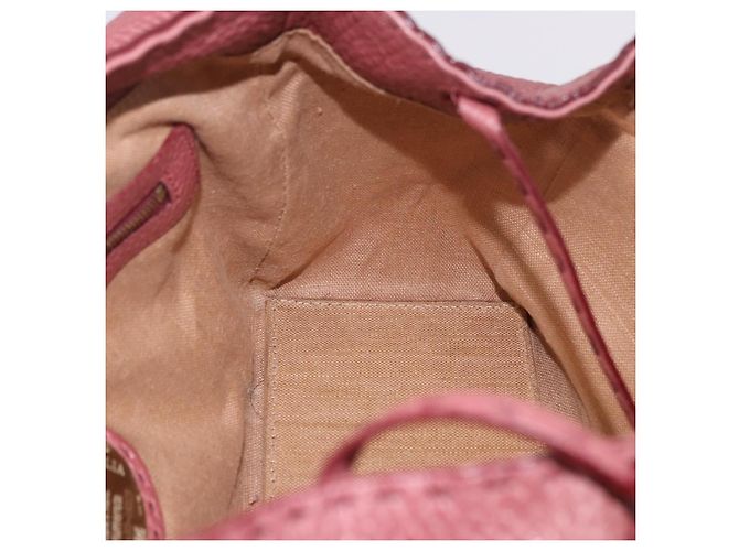 FENDI Celeria Shopper Leder Rosa Gold Auth 203204 Pink Golden - Ansicht 27