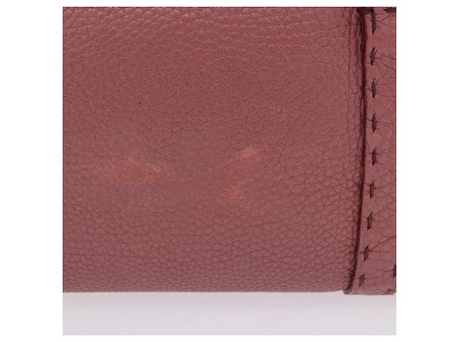 FENDI Celeria Shopper Leder Rosa Gold Auth 203204 Pink Golden - Ansicht 3