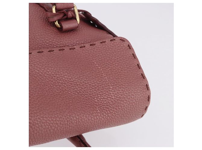 FENDI Celeria Shopper Leder Rosa Gold Auth 203204 Pink Golden - Ansicht 7