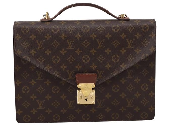 LOUIS VUITTON Monogram Porte Documents Bandouliere Bag M53338 LV Auth ka6120 Monogramma - vista 13