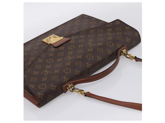 LOUIS VUITTON Monogram Porte Documents Bandouliere Bag M53338 LV Auth ka6120 Monogramma - vista 6