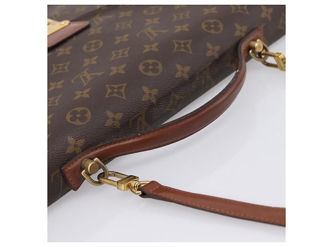 LOUIS VUITTON Monogram Porte Documents Bandouliere Bag M53338 LV Auth ka6120 Monogramma - vista 7