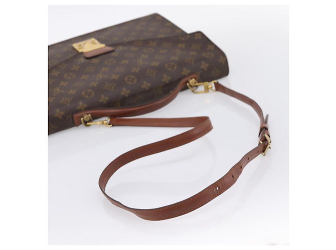 LOUIS VUITTON Monogram Porte Documents Bandouliere Bag M53338 LV Auth ka6120 Monogramma - vista 8