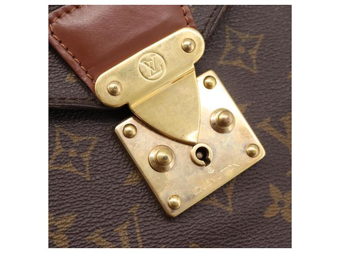 LOUIS VUITTON Monogram Porte Documents Bandouliere Bag M53338 LV Auth ka6120 Monogramma - vista 9