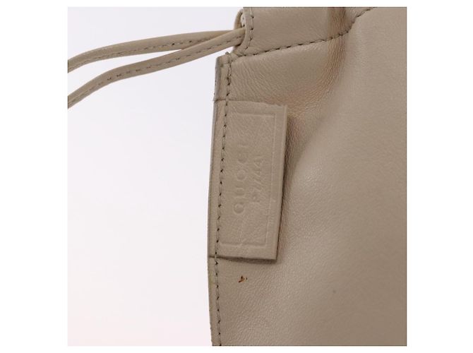 Borsa a tracolla GUCCI in pelle Cream 001 4403 Auth 201255 Crudo - vista 21