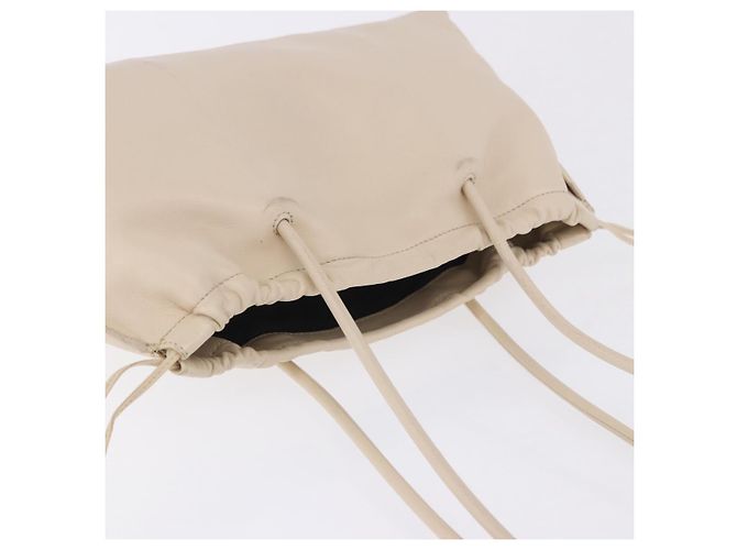 Borsa a tracolla GUCCI in pelle Cream 001 4403 Auth 201255 Crudo - vista 9
