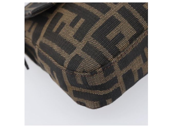 FENDI Zucca Canvas Mamma Baguette Schultertasche Braun Schwarz Auth BA15632V - Ansicht 15