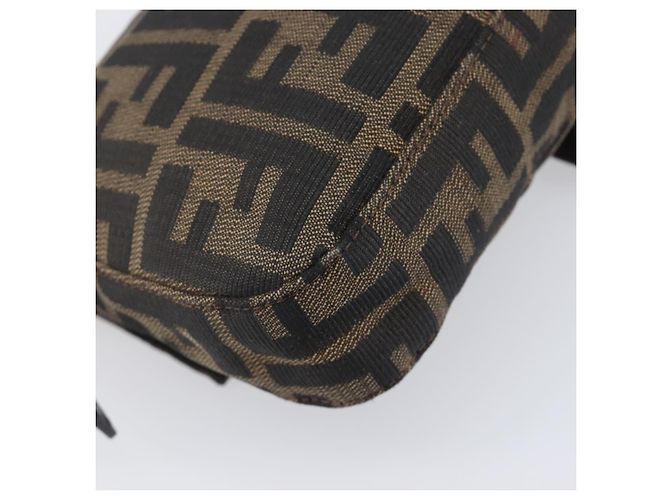 FENDI Zucca Canvas Mamma Baguette Schultertasche Braun Schwarz Auth BA15632V - Ansicht 17