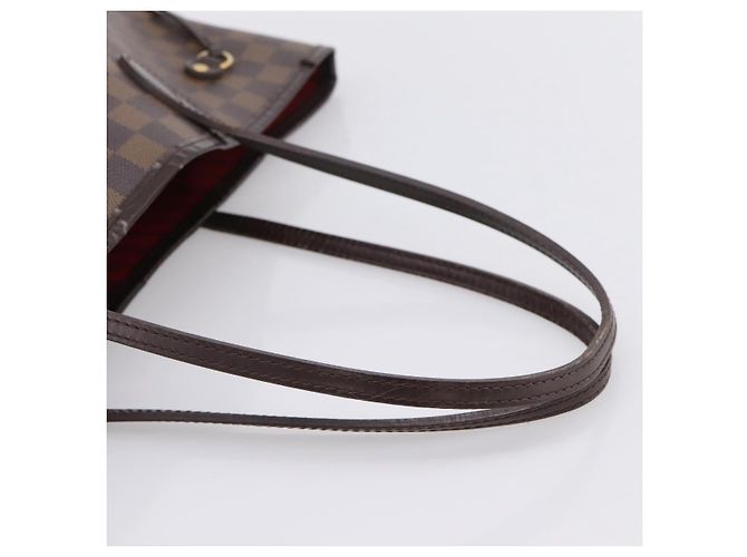 Borsa Tote LOUIS VUITTON Damier Ebene Neverfull MM N51105 LV Auth 203271A - vista 6