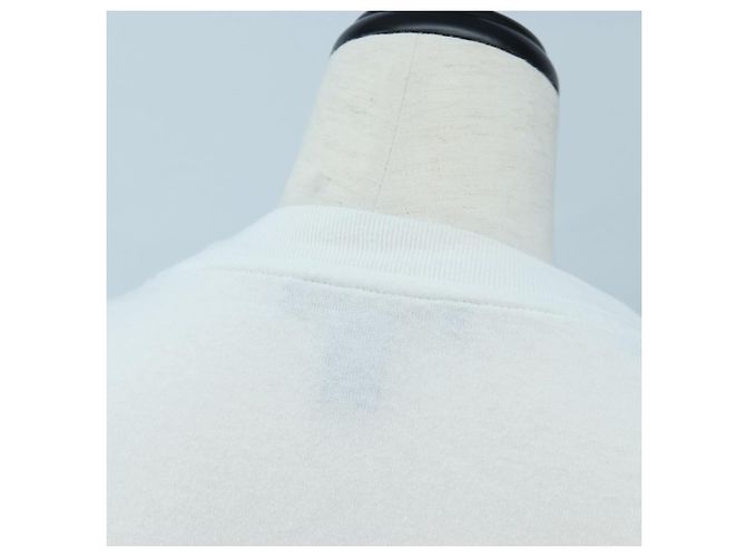 LOUIS VUITTON Camiseta de manga corta de algodón "XS" Blanco Tono Dorado LV Auth 202321M - vista 6
