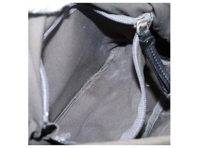 Borsa a tracolla BURBERRY Canvas 2way Grigio Argento Auth ti4019 Marrone - vista 23