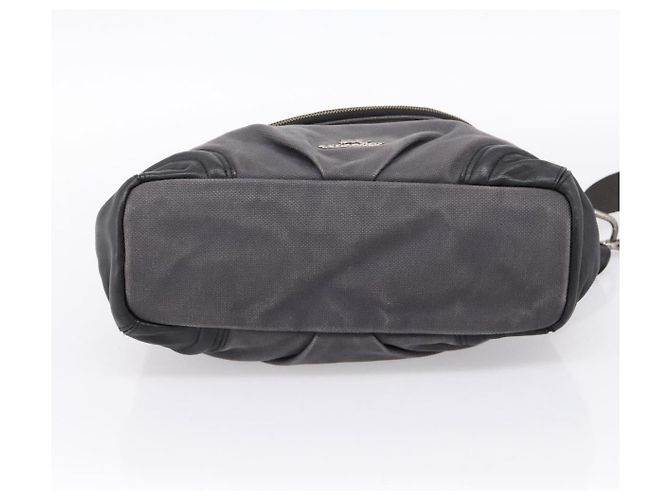 Borsa a tracolla BURBERRY Canvas 2way Grigio Argento Auth ti4019 Marrone - vista 5
