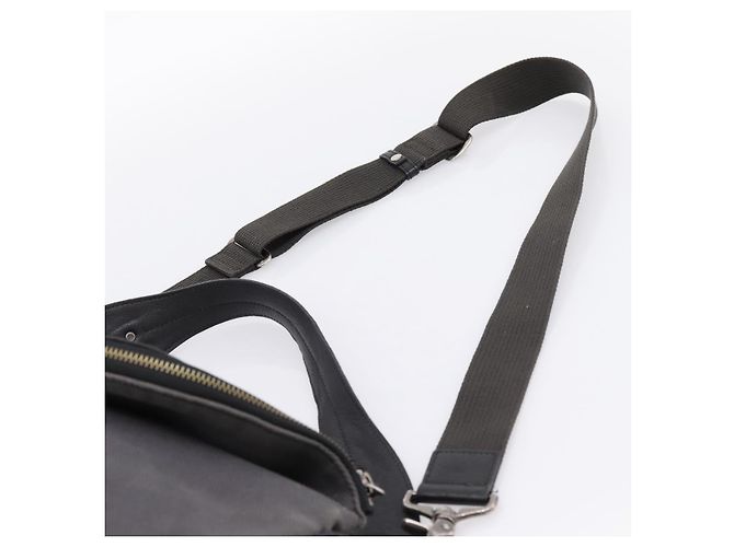 Borsa a tracolla BURBERRY Canvas 2way Grigio Argento Auth ti4019 Marrone - vista 9