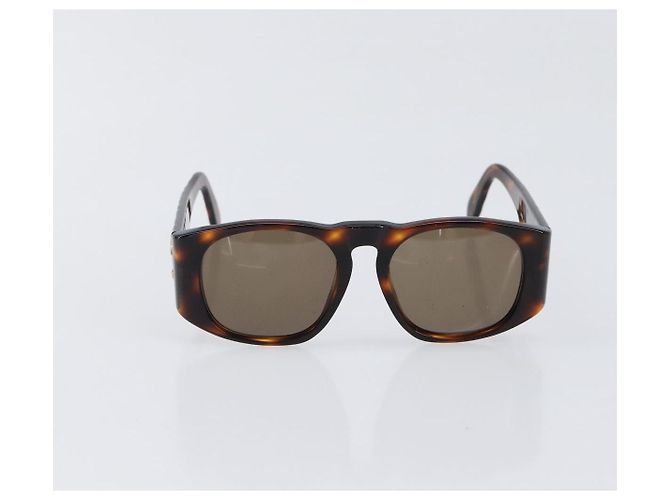 CHANEL Sonnenbrille Schildpatt-Muster Kunststoff Brown CC Auth 200736M Braun - Ansicht 13