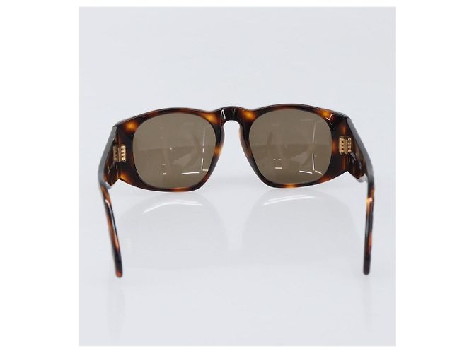 CHANEL Sonnenbrille Schildpatt-Muster Kunststoff Brown CC Auth 200736M Braun - Ansicht 2