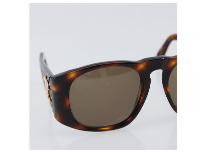 CHANEL Sonnenbrille Schildpatt-Muster Kunststoff Brown CC Auth 200736M Braun - Ansicht 5