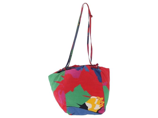 Borsa a mano BOTTEGA VENETA Canvas Multicolor Auth mr2869 Multicolore - vista 13