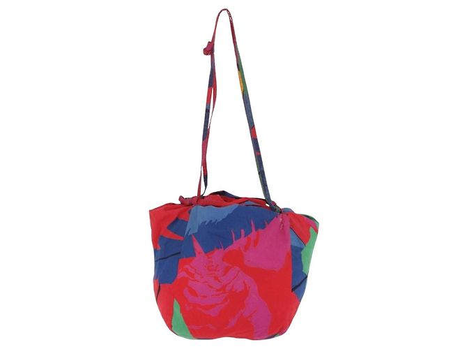 Borsa a mano BOTTEGA VENETA Canvas Multicolor Auth mr2869 Multicolore - vista 2