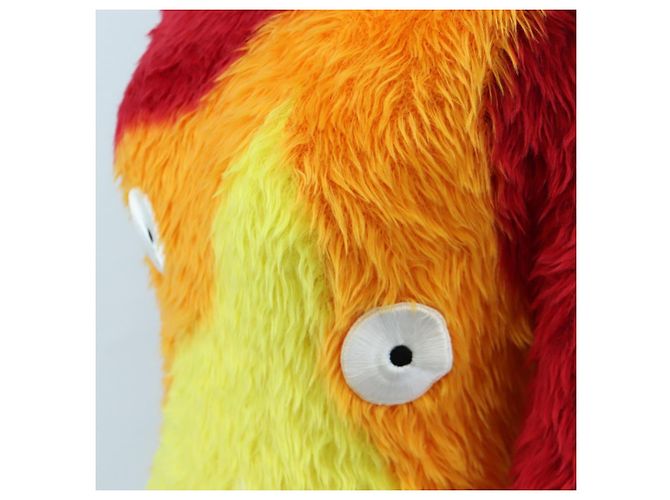 LOEWE x Ghibli Howl's Moving Castle Calcifer Sweater Polyamide Auth 167568SM Roja - vista 7