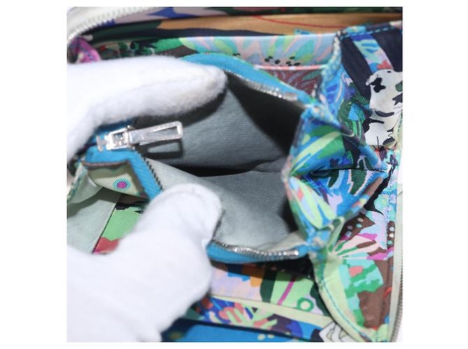 Hermès HERMES Asap Compact Silk In Wallet Leather LIme Green Silver Auth 203091 Prata Verde - vista 11
