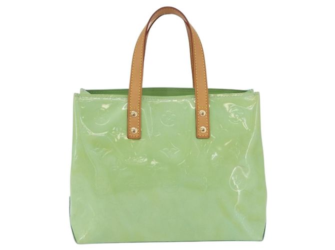 LOUIS VUITTON Vernis Reade PM Handtasche Peppermint M91307 LV Auth 203136A Grün - Ansicht 13