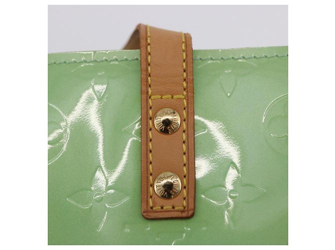 LOUIS VUITTON Vernis Reade PM Handtasche Peppermint M91307 LV Auth 203136A Grün - Ansicht 19