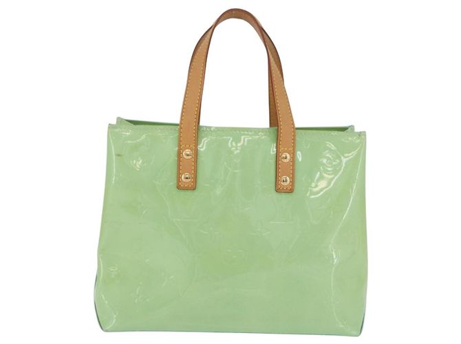 LOUIS VUITTON Vernis Reade PM Handtasche Peppermint M91307 LV Auth 203136A Grün - Ansicht 2