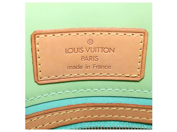 LOUIS VUITTON Vernis Reade PM Handtasche Peppermint M91307 LV Auth 203136A Grün - Ansicht 20